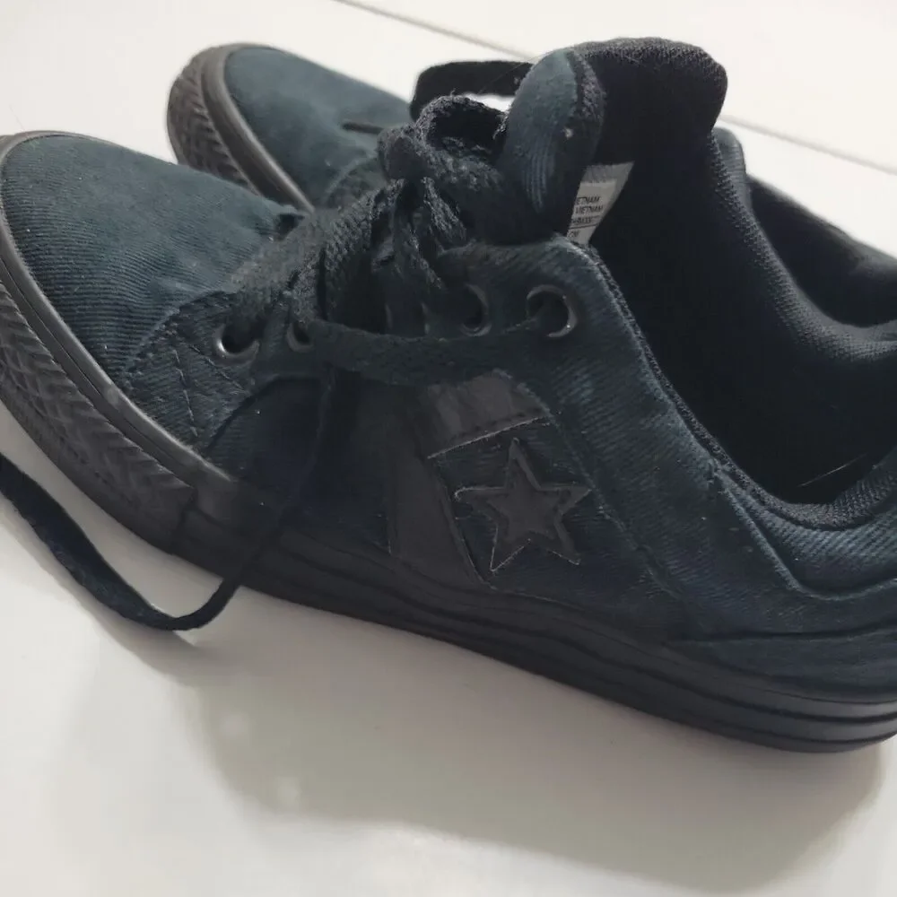 Converse Unisex Kids Youth 2 Chuck Taylor All Star Sneakers Shoes‎ Black Low Top